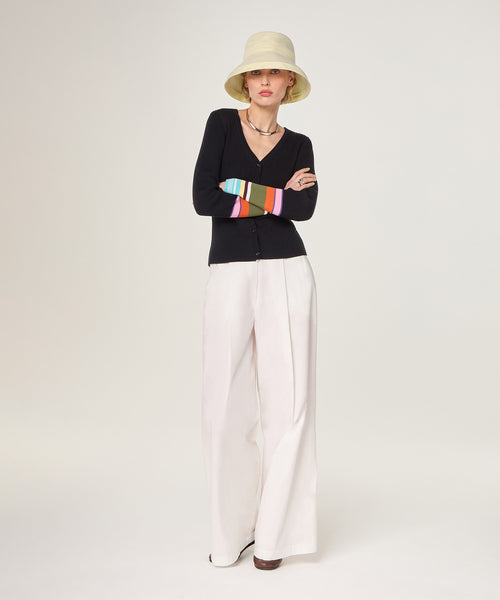 Chaleco cuello pico - Azul Marino - Mujer