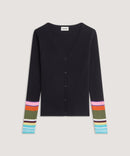 Chaleco cuello pico - Azul Marino - Mujer