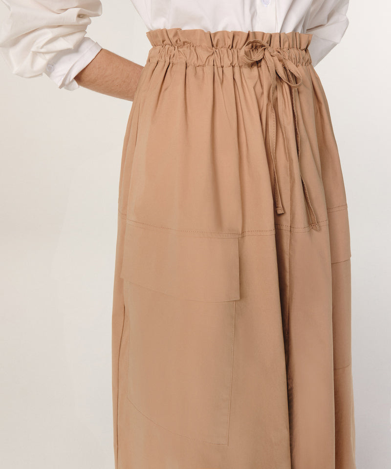 Falda - Marrón Moca - Mujer