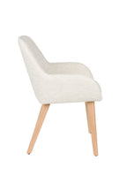 Loua - Dining Chair - Polyester - Off-White/Off-White