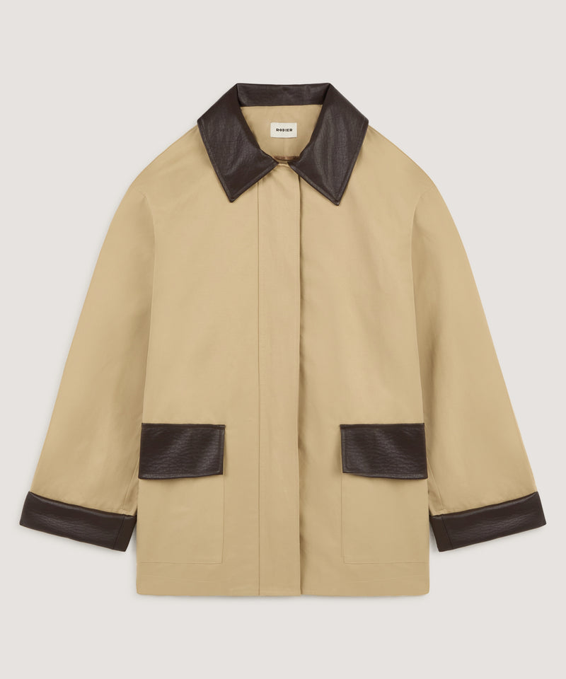 Abrigo - Beige oscuro - Mujer