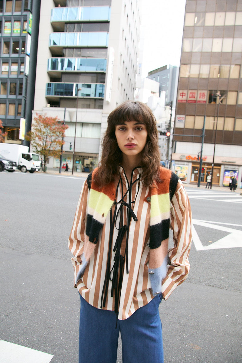 Gilet Nagoya Maille Caramel