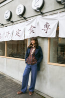 Pantalon Cuca Tencel Bleu