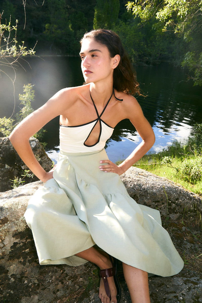 Jupe Paréo Fil Jade