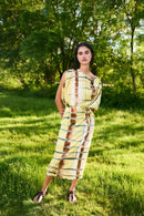 Robe Italien Batik Jaune