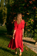 Top Corina Maille Rouge
