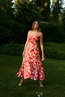 Robe Sirin Géranium Rouge