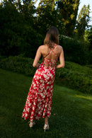 Robe Sirin Géranium Rouge