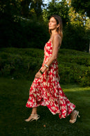 Robe Sirin Géranium Rouge