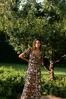 Top Olivia Indienne Noir