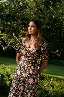 Top Olivia Indienne Noir