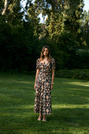 Top Olivia Indienne Noir