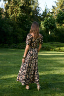 Top Olivia Indienne Noir