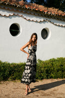 Robe Diana Brodé Noir