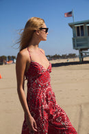 Robe Gigi Bandana Rouge
