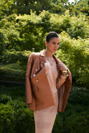 Blazer Joya Dupion Terre