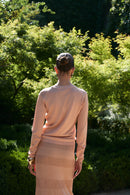 Top Lurex Maille Cuivre