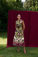 Robe Column Joana Framboise