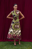 Robe Column Joana Framboise