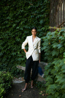 Pantalon Bouffant Froissé Noir