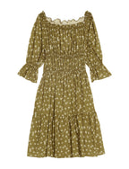 Palmina Dress - Lucky Khaki