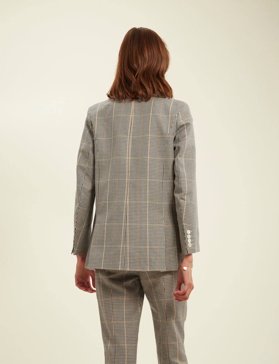 Bruna Jacket - Blue White Red