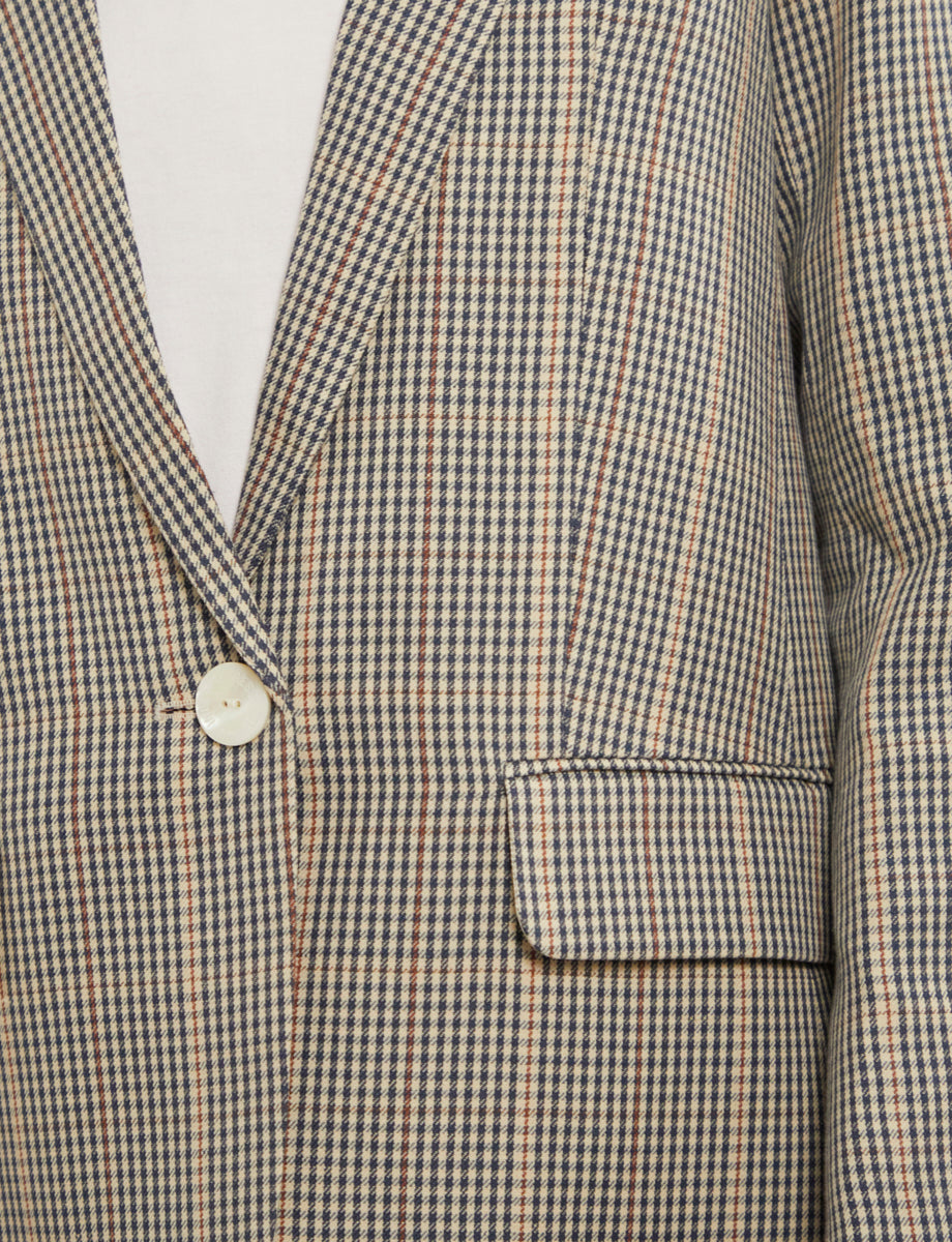 Bruna Jacket - Blue White Red