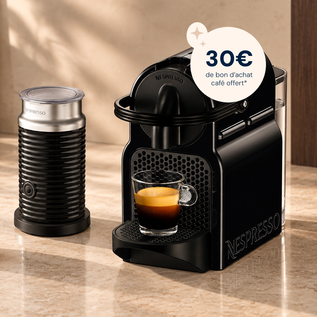 Machine à Café - Inissia + Aeroccino - Noir