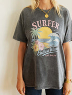 T-Shirt Gris Surfer
