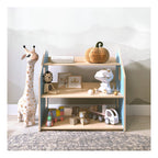 Étagère À Jouets – Bleu Clair & Rose
