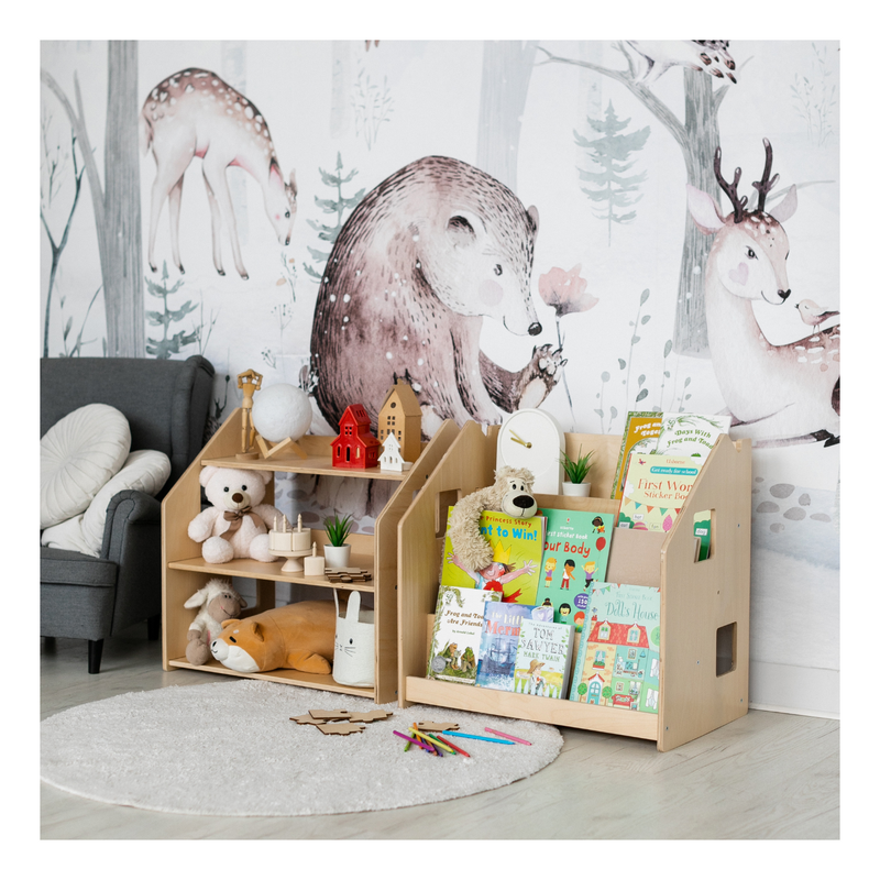 Bibliothèque & Étagère À Jouets Duo – Édition Limitée