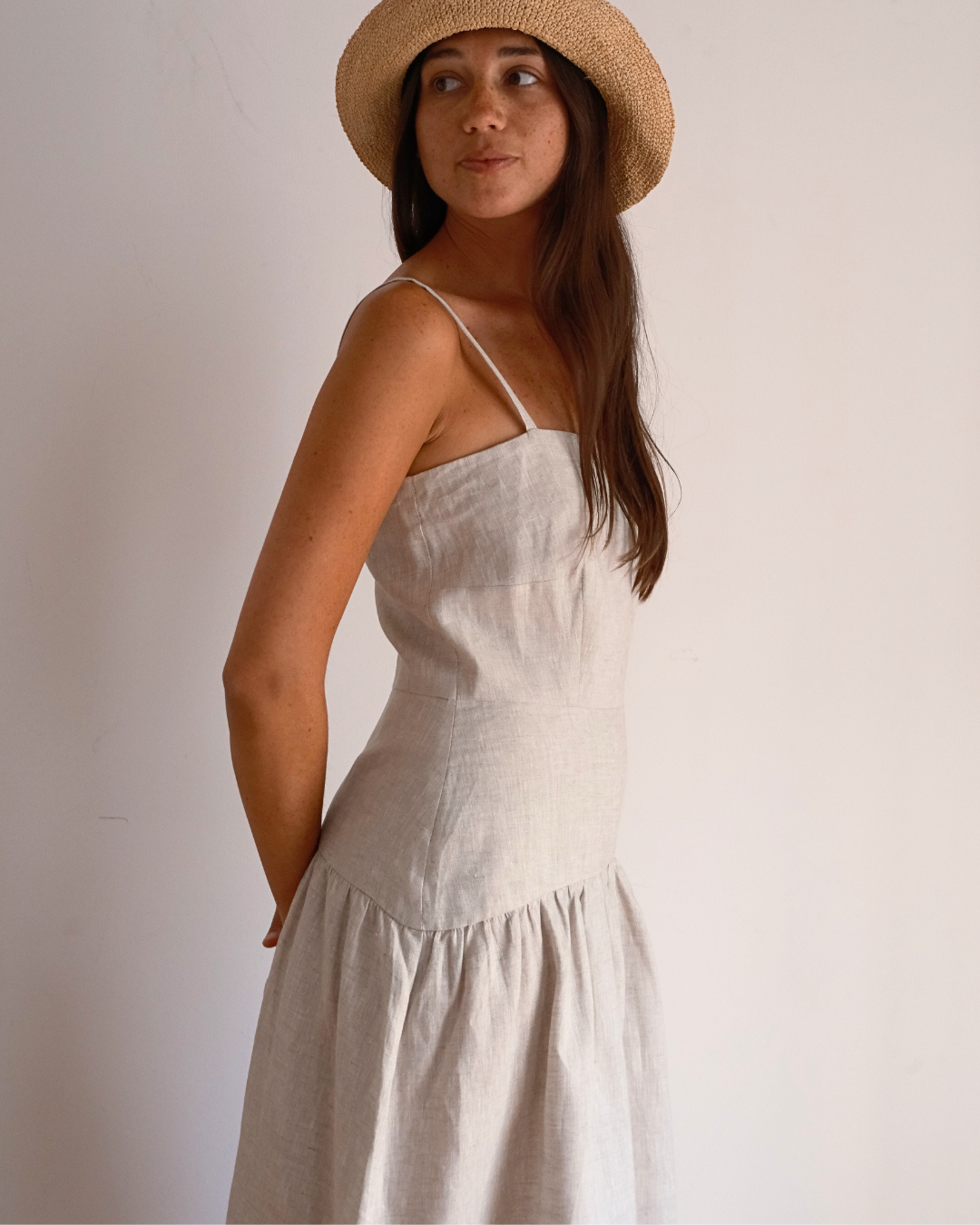 Elena Dress Stone