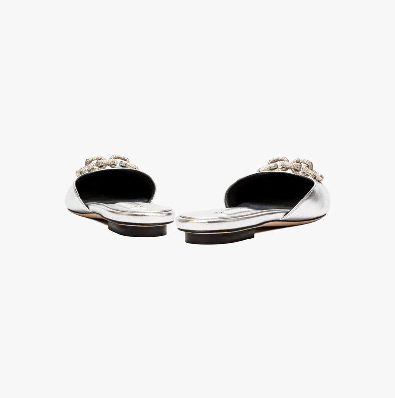 Catena Notte Silver Flat Sliperette