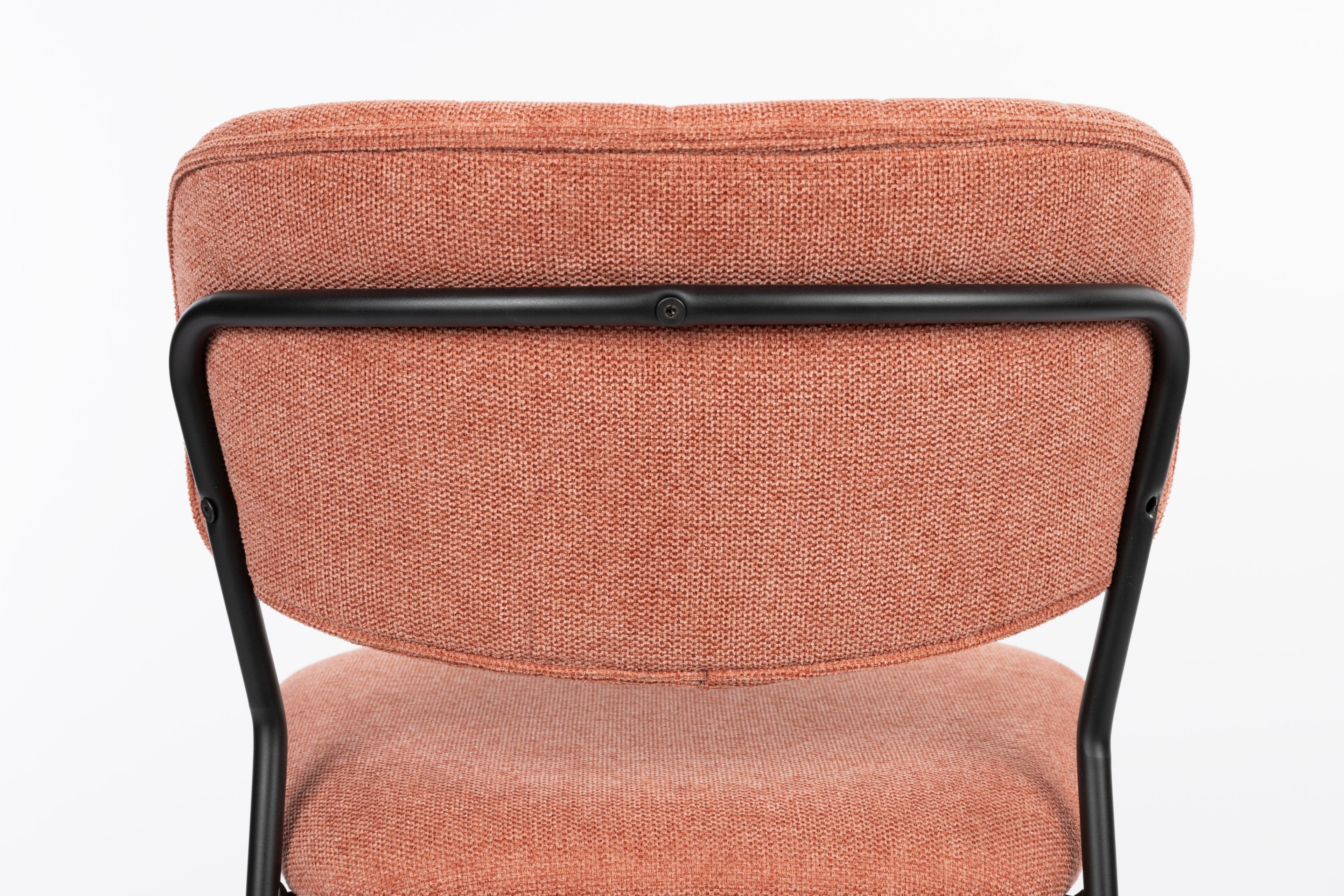 Jolien - Dining Chair - Upholstered - Black/Pink