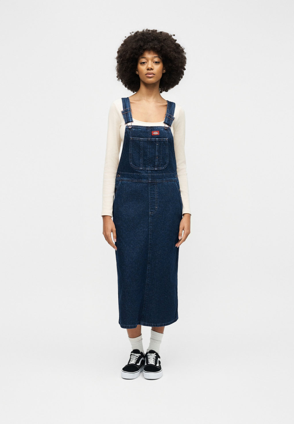 Robe Salopette En Jean - Dark Indigo