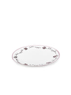 Midnight Flowers - Lot De 2 Assiettes - L - Porcelaine Bone China - Foncé Viola