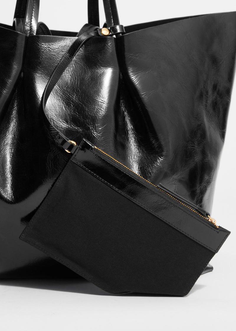 Bag Julie Tote Leather - Black - Women