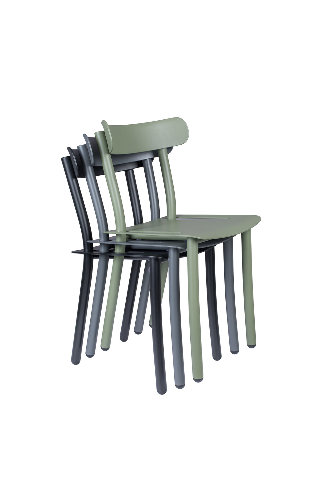 Friday - Outdoor Chair - Aluminum - Black