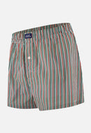 Caleçon Matelas Vert À Rayures En Coton - Jacques Rayures Matelas Vert