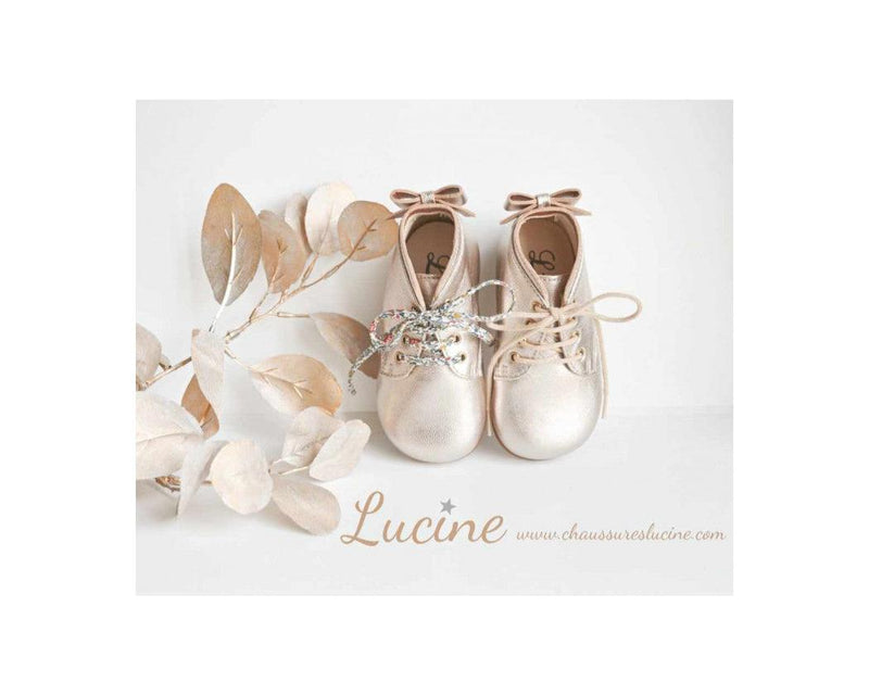 Chaussures Bottillons Albertine Or Doux - Fille