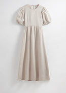 Vestido Pa Aerona Vestido De Lino - Beige - Mujer