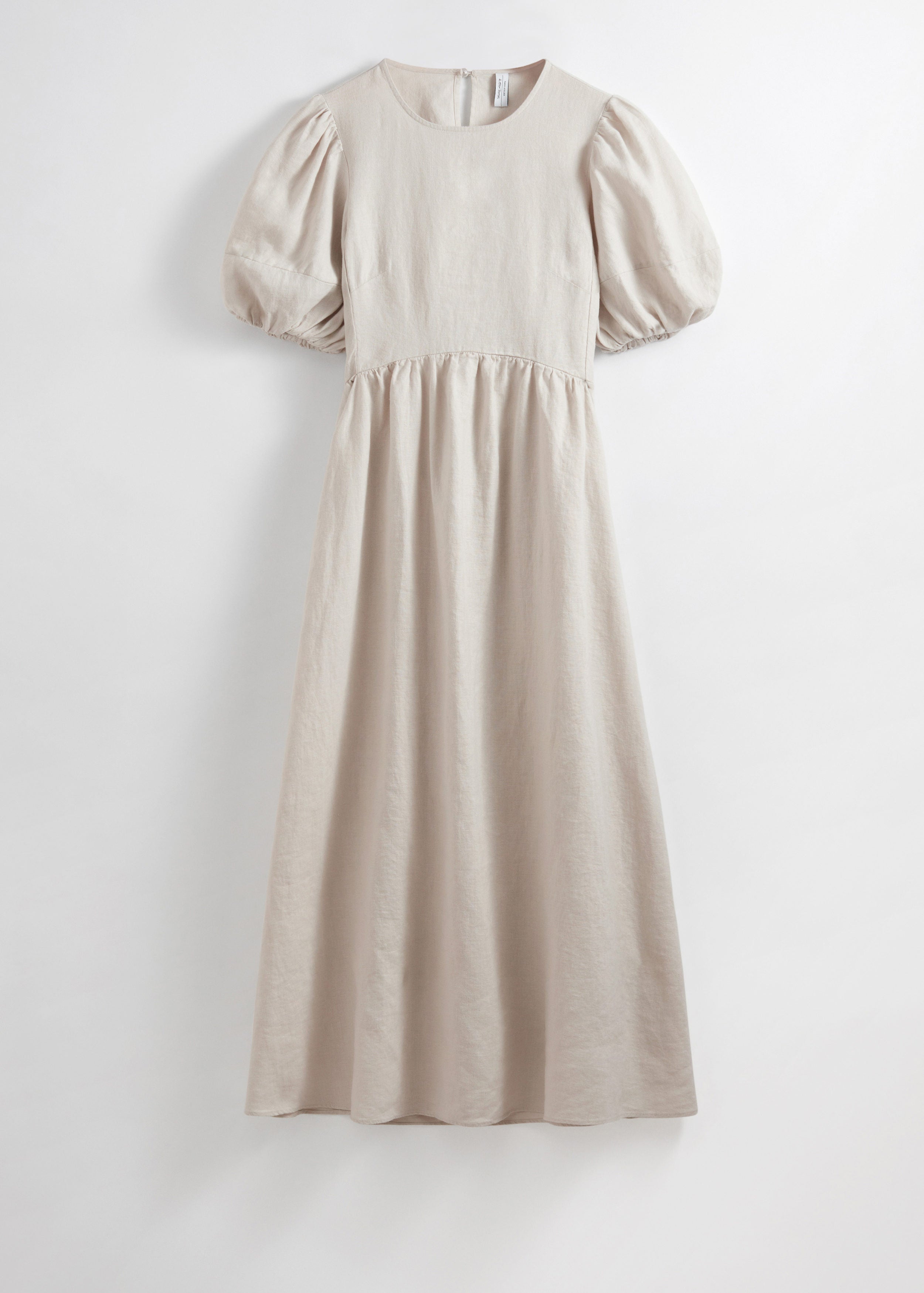Robe Pa Aerona En Lin Beige