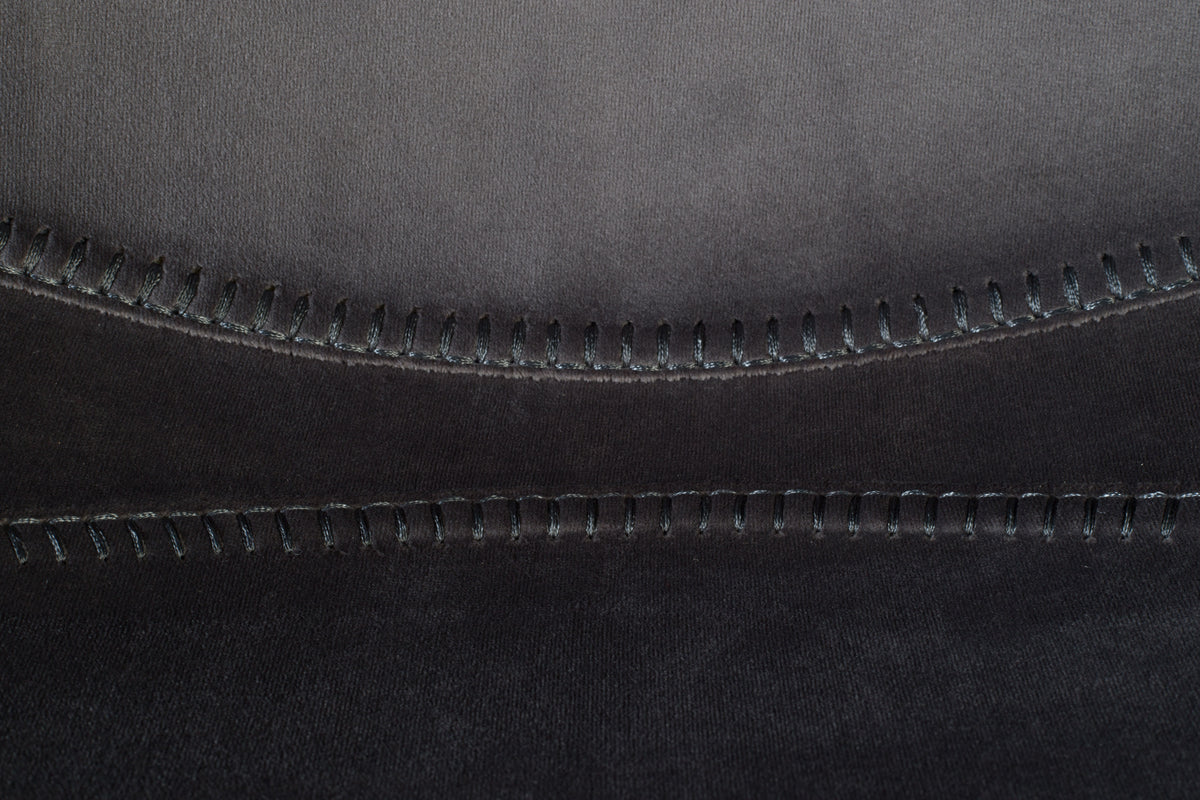 Franky - Tabouret - Tissu - Gris