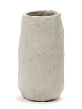 Earth Interior - Vase - Papier Mâché - Blanc