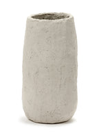 Earth Interior - Vase - Papier Mâché - Blanc
