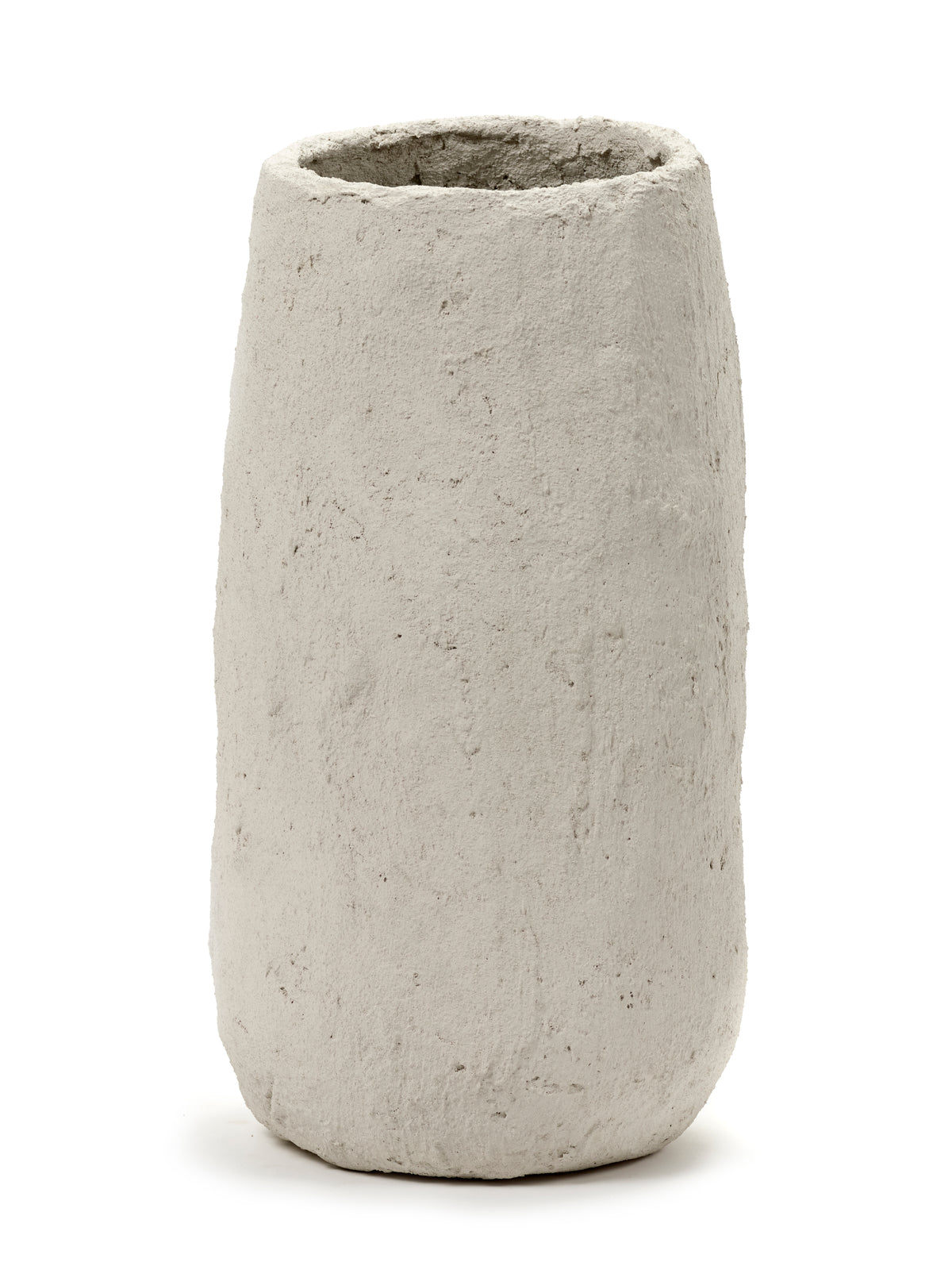 Earth Interior - Vase - Papier Mâché - Blanc