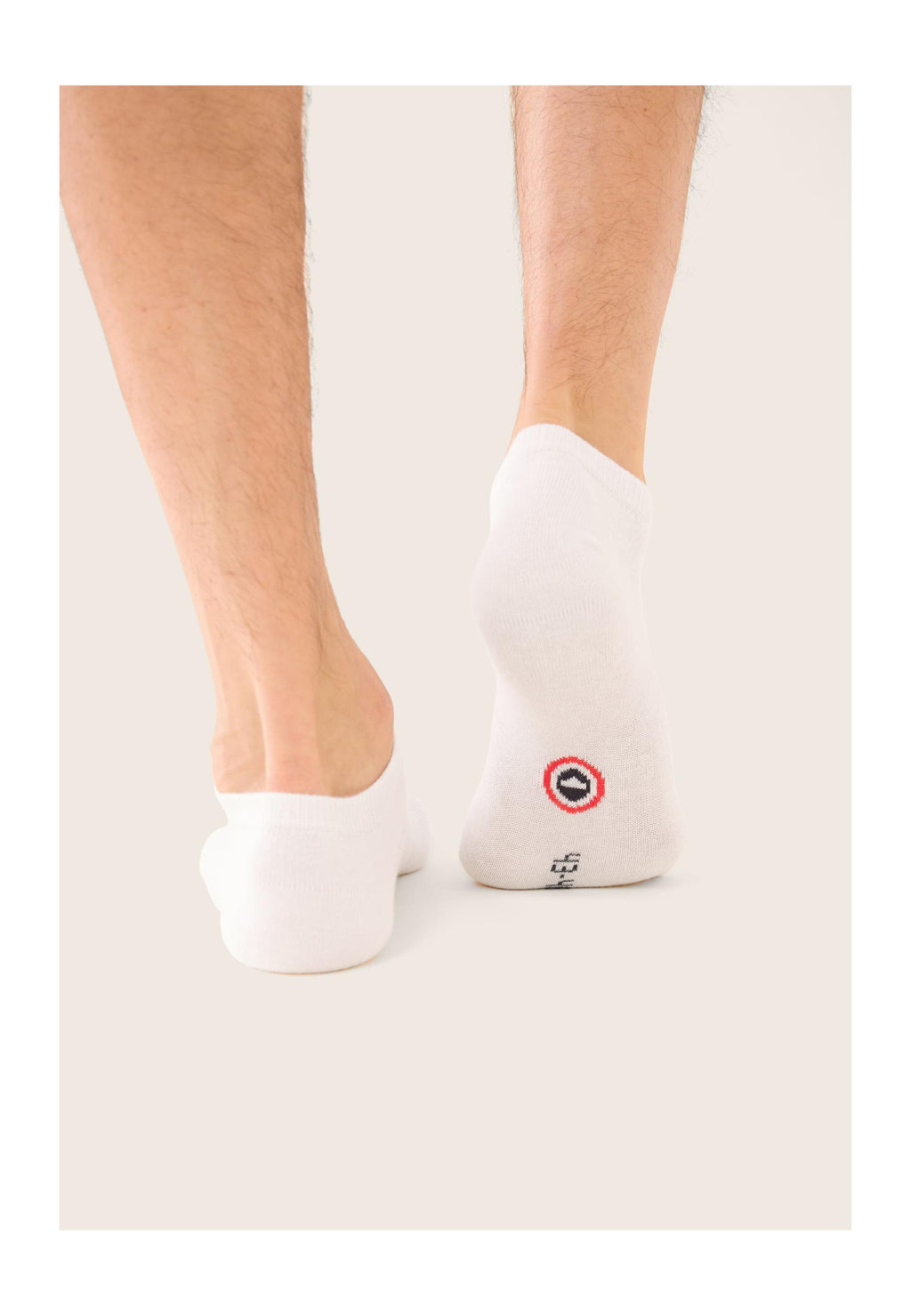 Pack of 2 Low-Cut Cotton Socks - White