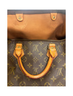 Sac À Main Louis Vuitton Speedy Bandouliere 40 Toile - Marron
