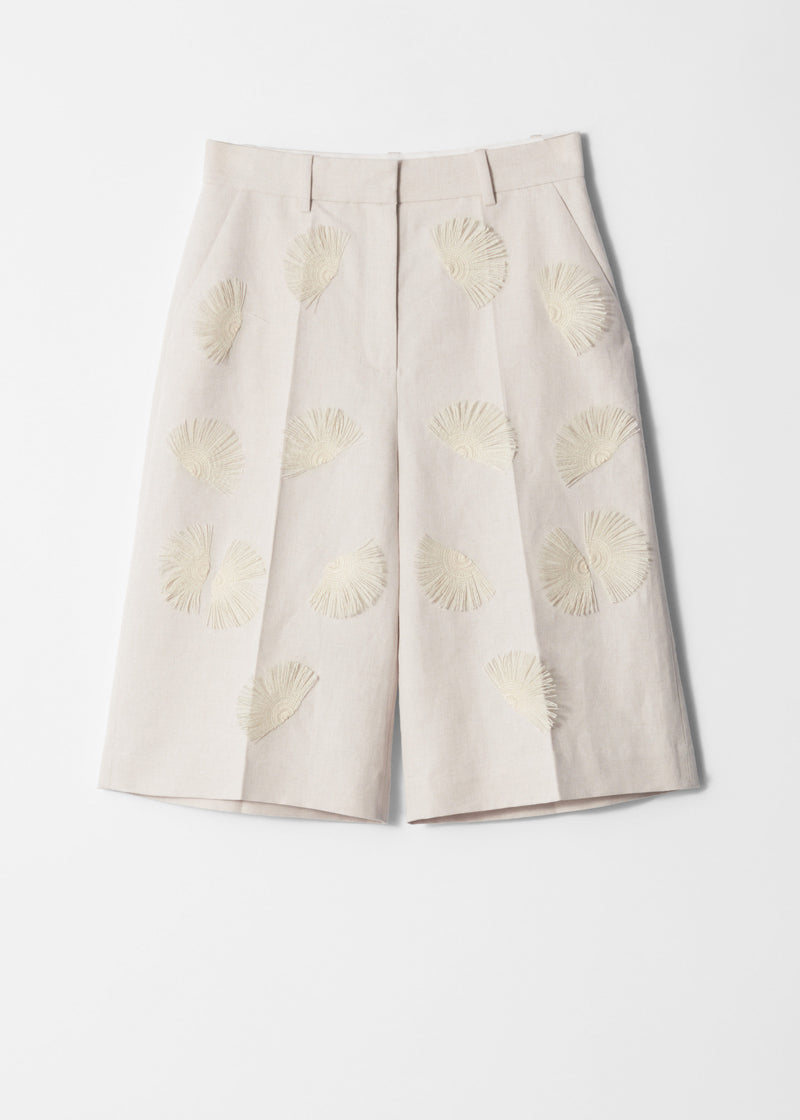 Shorts Pa Lilian Shorts Tp - White - Women