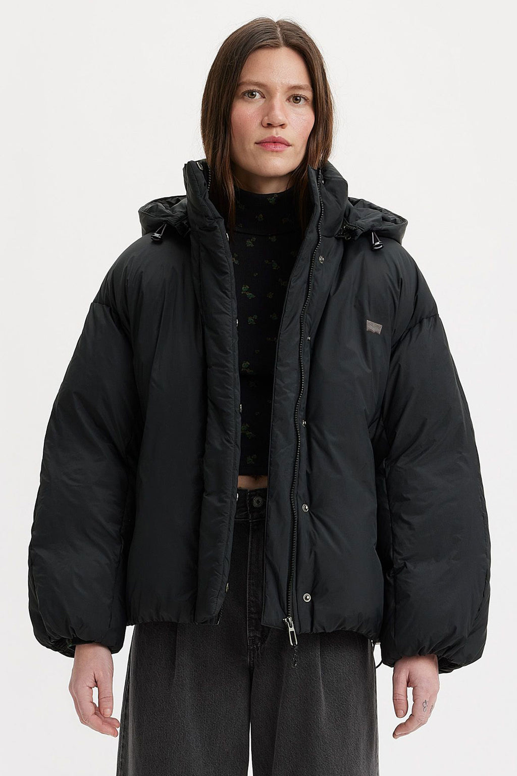 Levi'S® Daunenjacke Pillow Bubble A5880-0000 Schwarz Relaxed Fit